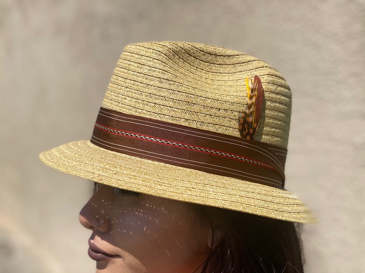 Pinch Front Breathable Straw Hat