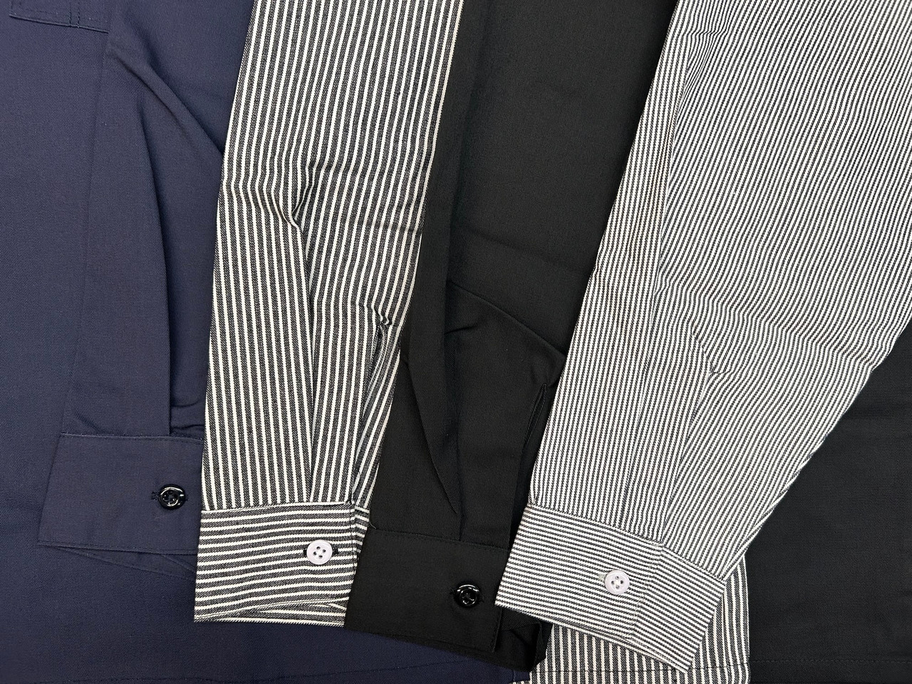 Long Sleeve Ben Davis 1/2 Zip Solid Shirt