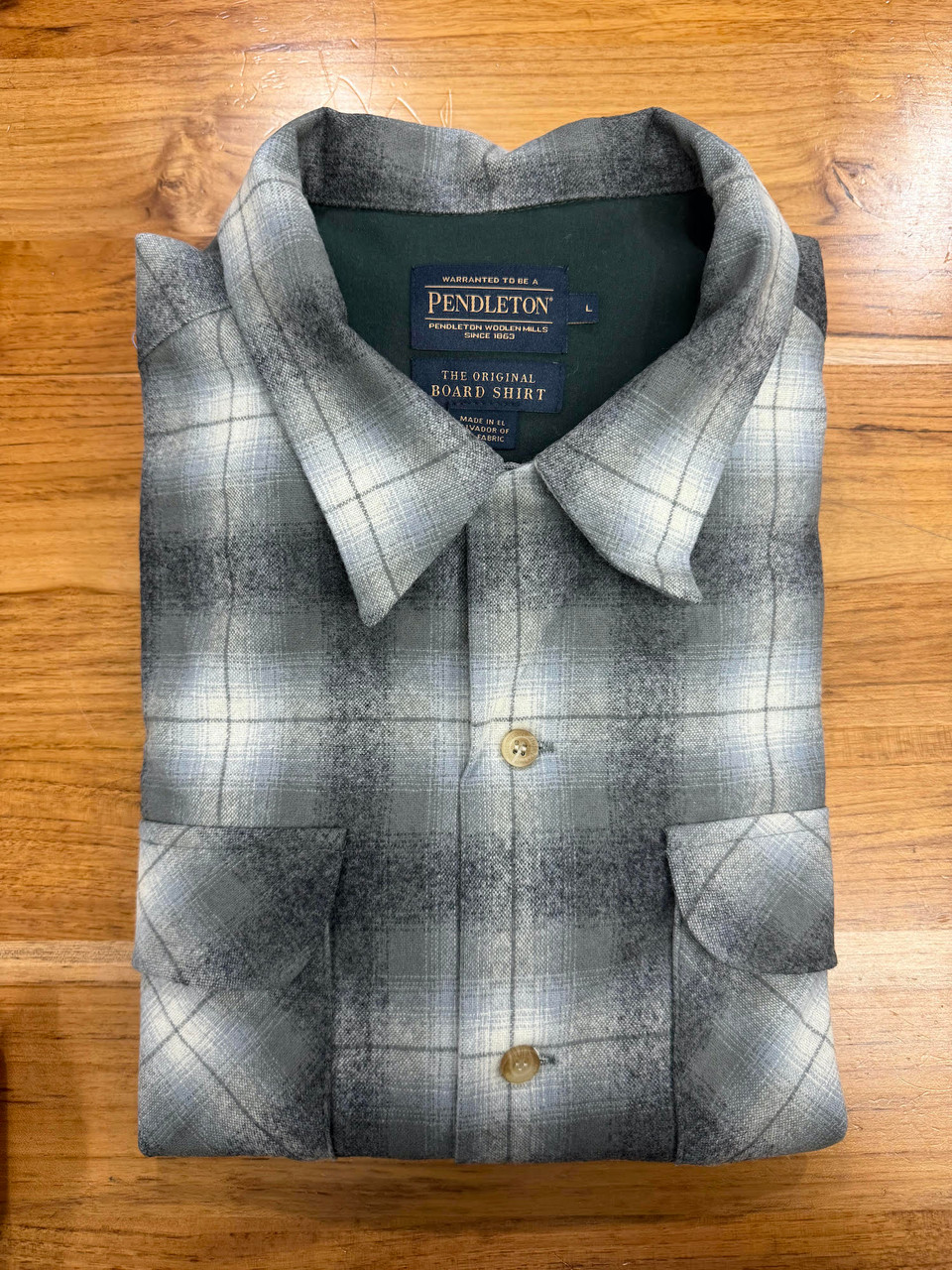 Short Sleeve Oxford Mix Green Ombre Spring 2025 Pendleton
