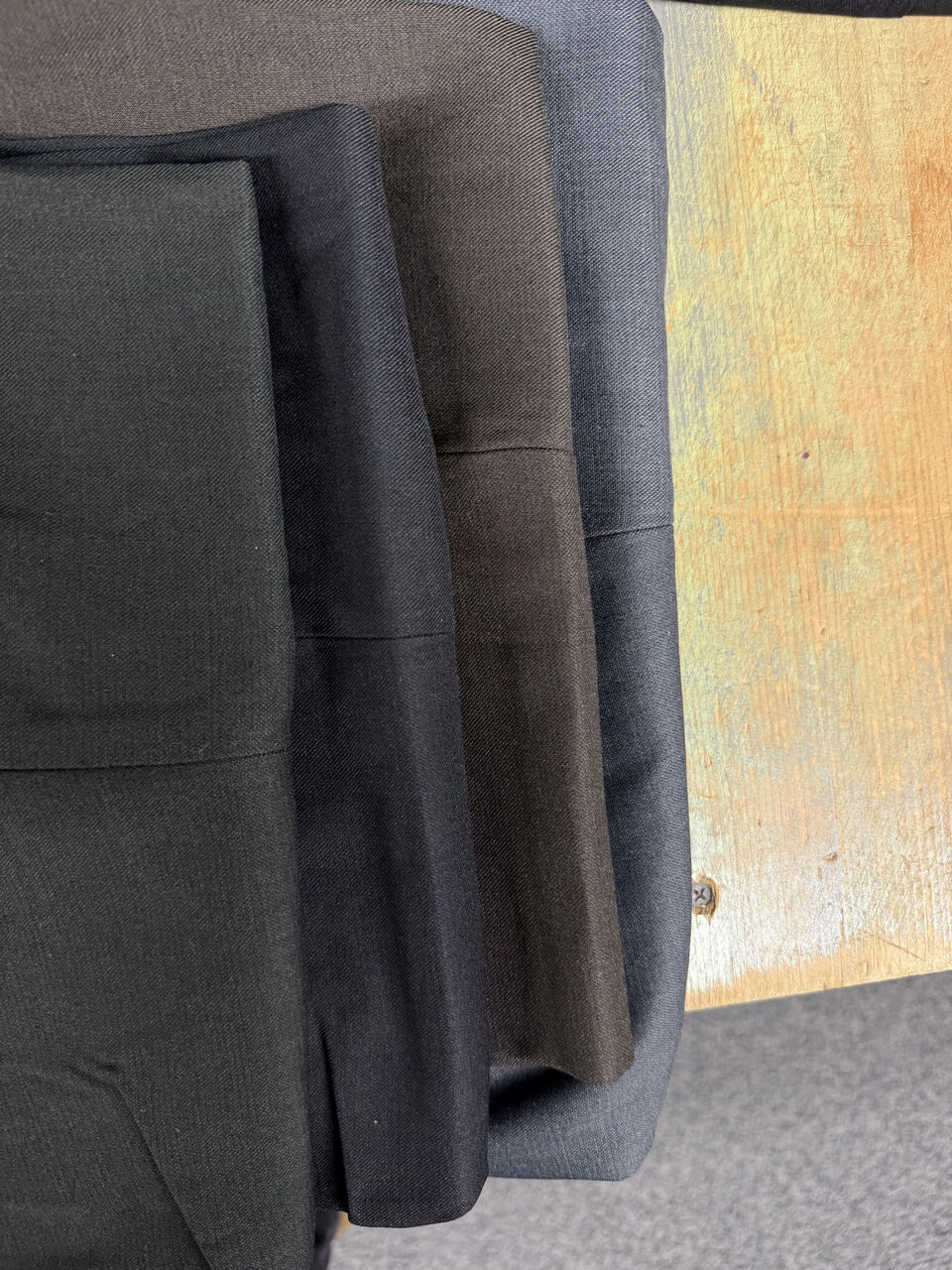 pleated dress pants Men's Designer Wool Pleated Wide Leg Dress Pants in Apple Green