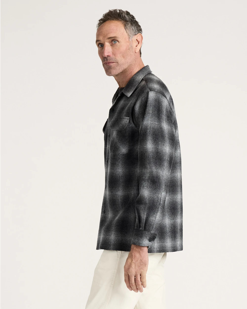 Spring 2026 Pendleton Oxford Mix Ombre Wool Board Shirt