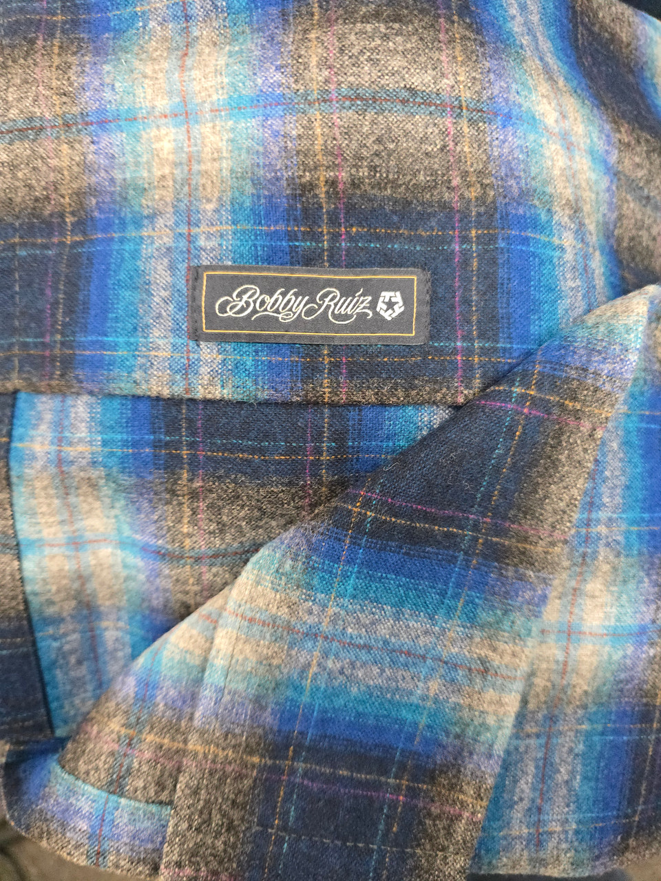 Pendleton x Bobby Ruiz Grey Turquoise Ombre Board Shirt