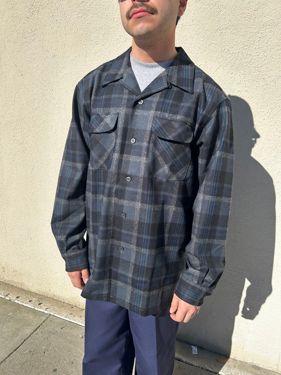 Pendleton x Bobby Ruiz Slate Multi Plaid Board Shirt