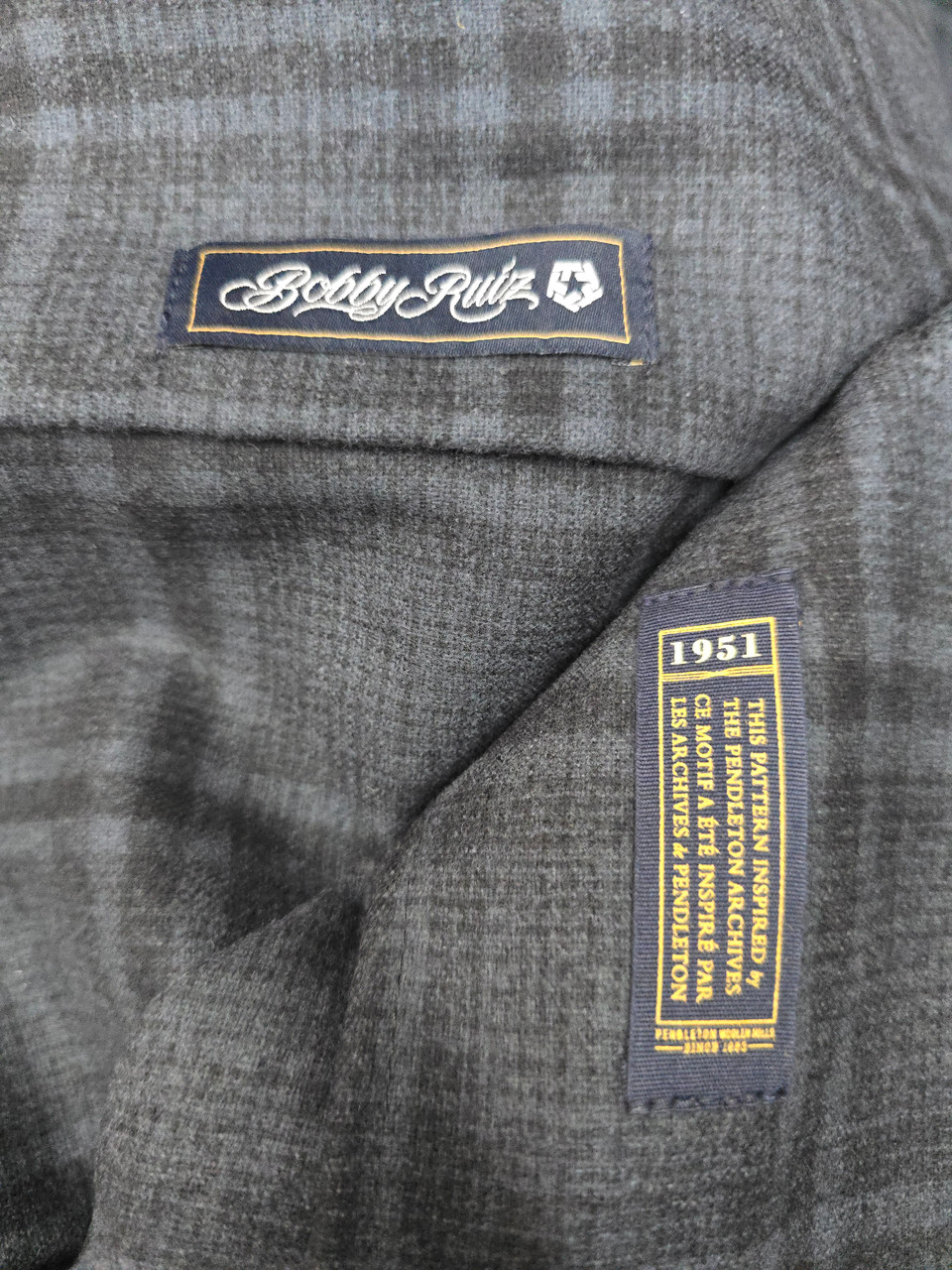 Pendleton x Bobby Ruiz Black Shadow Plaid