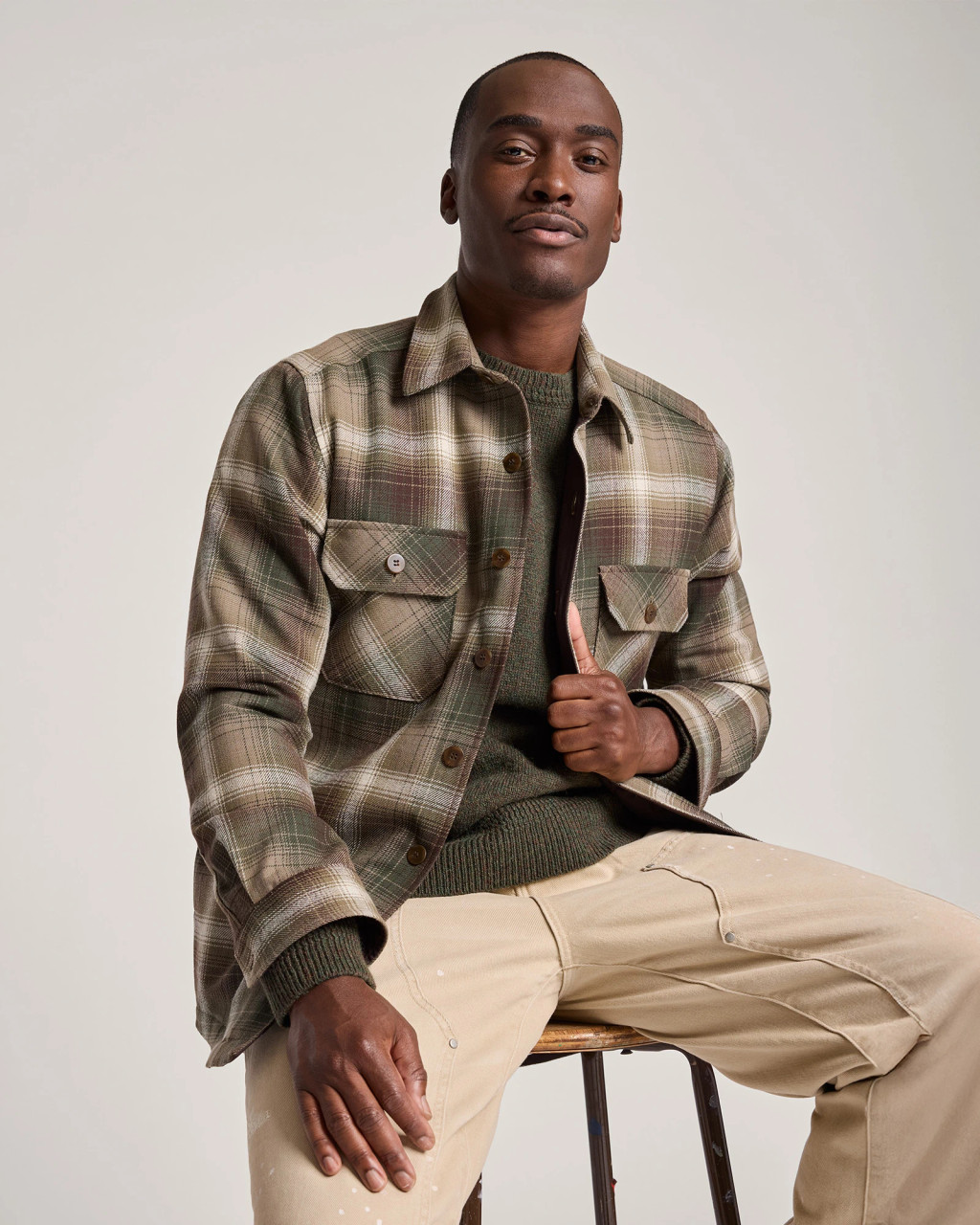 Pendleton CPO Jacket Shirt GreenOmbre