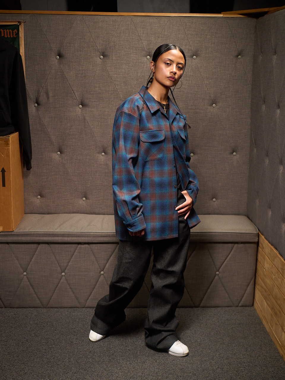 Brown Navy Ombre Spring 2026 Pendleton Board Shirt