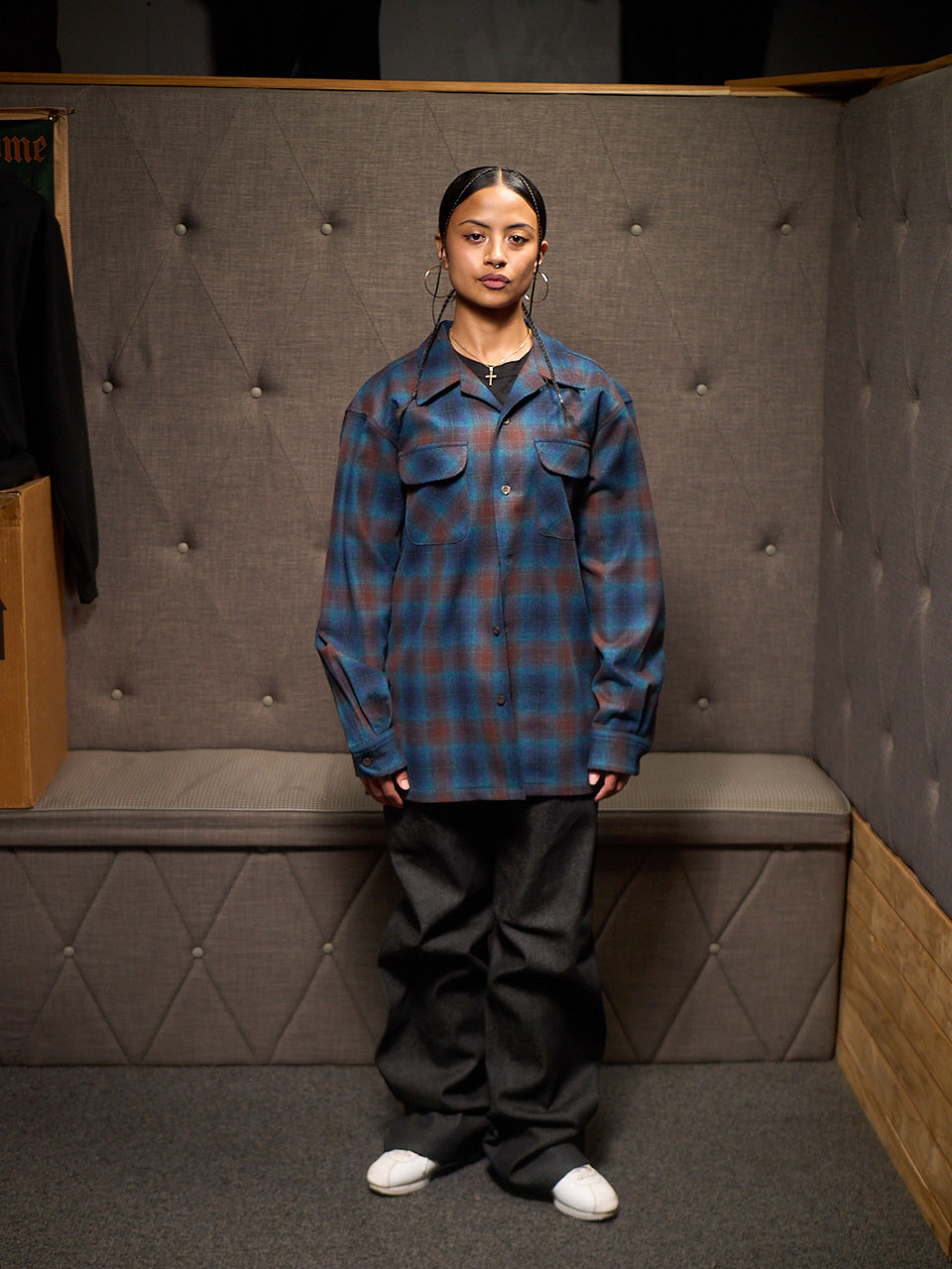Brown Navy Ombre Spring 2026 Pendleton Board Shirt