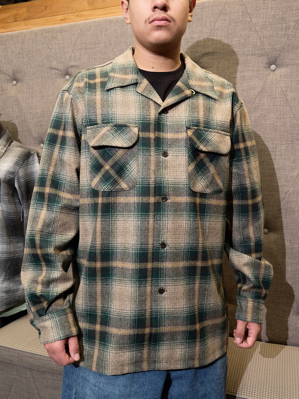 Green Brown Ombre Fall 2025 Pendleton Board Shirt