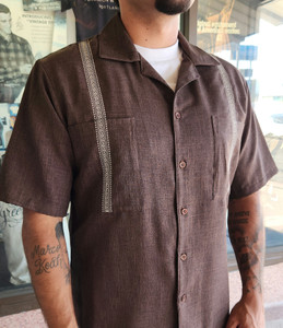 Two Tone Panel Stripe Shirt