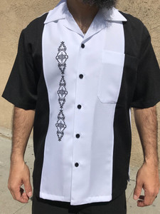 Black White two tone guab shirt