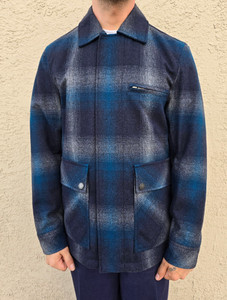 Pendleton Eugene Field Jacket Grey Blue Ombre Pendleton Eugene Field Jacket Grey Blue Ombre