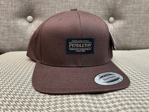 Pendleton Brown Logo Flat Cap Spring 2025