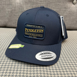 Spring 2025 Navy Pendleton Trucker Cap