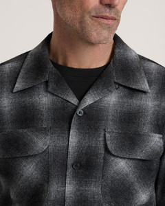 Fall 2025 Pendleton Oxford Mix Ombre Wool Board Shirt Fall 2025 Pendleton Oxford Mix Ombre Wool Board Shirt