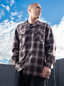 Fall 2025 Brown Mix Ombre Pendleton Board Shirt