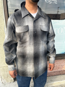 Preorder Spring 2026 Moss Mix Ombre Pendleton Wool board Shirt
