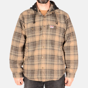 Ben Davis Flannel Jacket Khaki