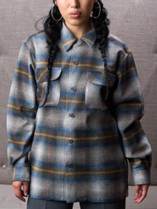 PREORDER Fall 2026 Fall 2026 Grey Multi Plaid Pendleton Board Shirt