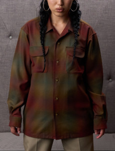 PREORDER Fall 2026 Rust Olive Ombre Pendleton Board Shirt