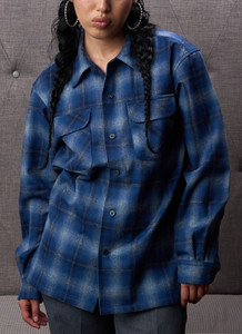 PREORDER Fall 2026 Navy Ombre Pendleton Board Shirt