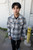 Fall 2024 Grey Mix Tan Mix Plaid Pendleton Board Shirt