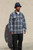 Spring 2025 Grey Navy Ombre Pendleton Board Shirt
