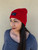 Red Pendleton Beanie