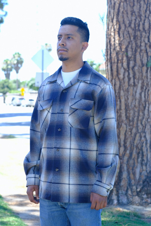 Pendleton Boardshirt Spring 2023 Grey Brown Mix Ombre