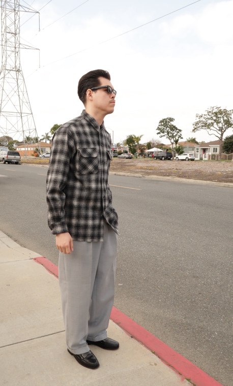 Pendleton Board Shirt Fall 2023 Grey Ombre Check