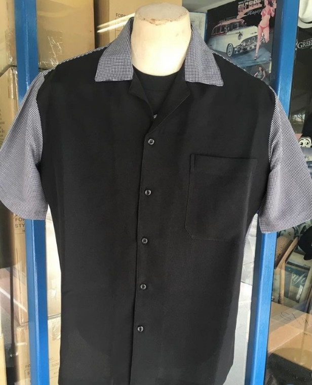 Houndstooth With Solid Black DSG Shirt