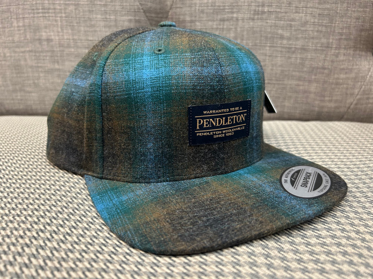 Fall 2025 Teal Charcoal Ombre Cap Fall 2025