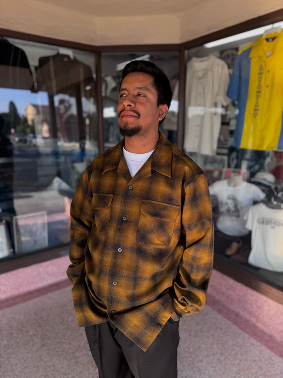 Fall 2025 Bronze Ombre Pendleton Board Shirt