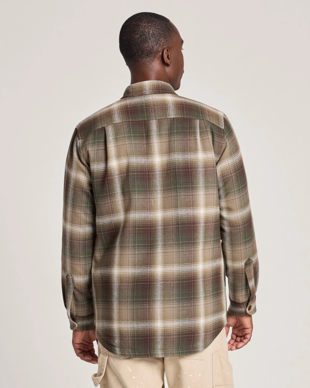 Pendleton CPO Jacket Shirt Green Ombre