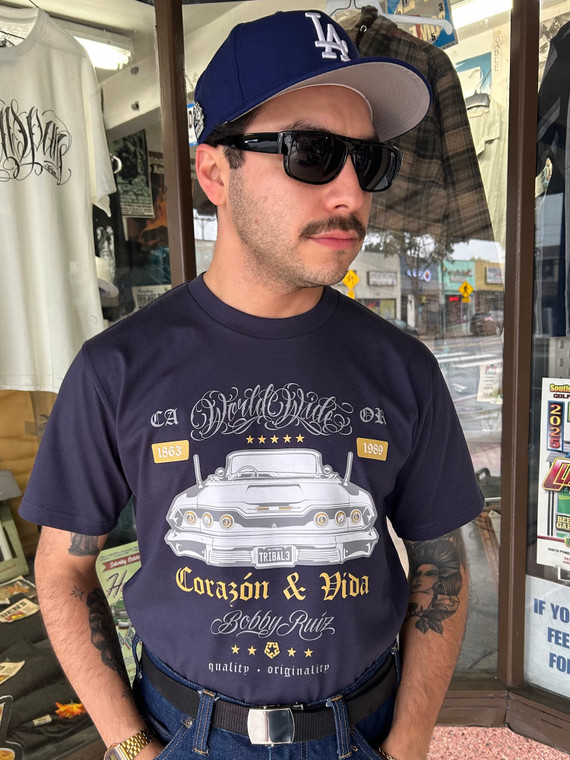 Navy Bobby Ruiz Pendleton T Shirt