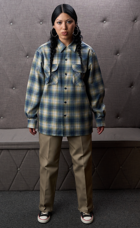 PREORDER Fall 2026 Blue/Green Ombre Pendleton Board Shirt