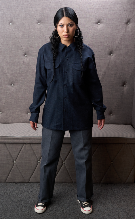 PREORDER Fall 2026 Navy/Black Mix Pendleton Board Shirt
