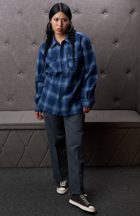 PREORDER Fall 2026 Navy Ombre Pendleton Board Shirt