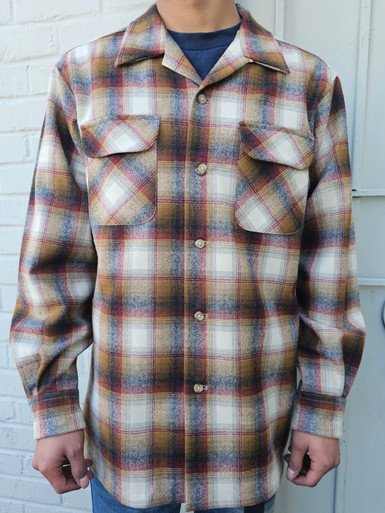 Fall 2024 Copper Brown Ombre Pendleton Board Shirt