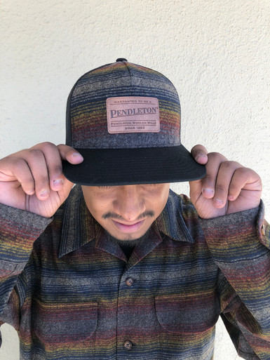 PENDLETON  CAP キャプ Pendleton_trucker_cap_stripe_f