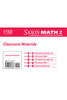 Saxon Math Grade 2 Classroom Materials 2018/2012