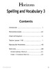 Horizons Grade 3 Spelling & Vocabulary Teachers Guide