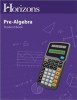 Horizons Grade 7 Math Student Book - Pre Algebra