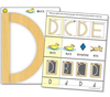Handwriting Without Tears: Capital Letter Cards for Wood Pieces (Grades Pre-K & K; Laminated Version)