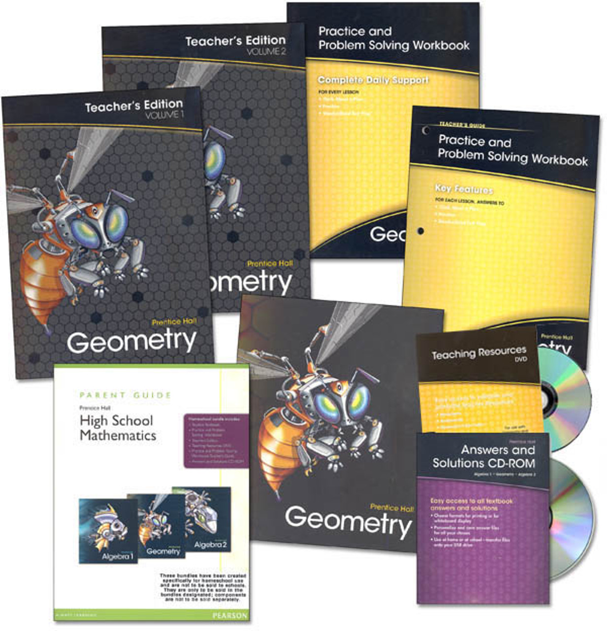 Prentice hall mathematics grade 9 12 geometry student teacher