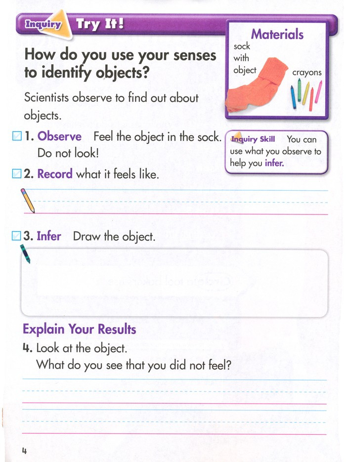 Interactive Science Grade 1 Student Workbook - Classroom Resource Center