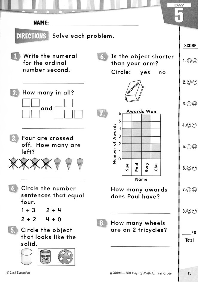 180 Days of Math Grade 1 - Classroom Resource Center