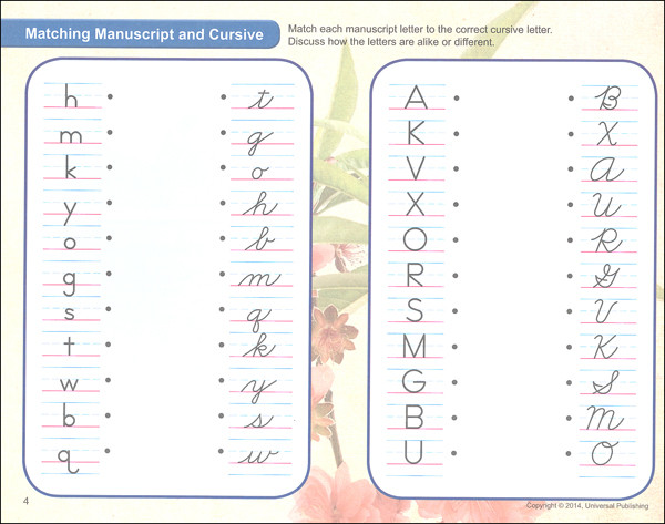 Universal Handwriting Grade 3: Beginning Cursive 3rd. Edition