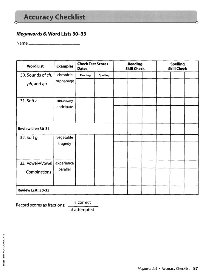 Megawords Word Proficiency Graph Example.pdf Megawords 6, 2nd Edition Student Book - Classroom Resource Center