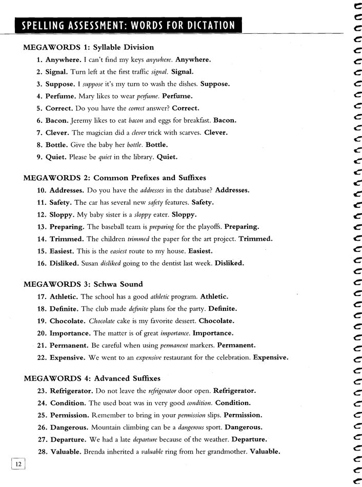 Megawords Word Proficiency Graph Example.pdf Megawords Assessment of Decoding and Encoding Skills 2nd Edition ...