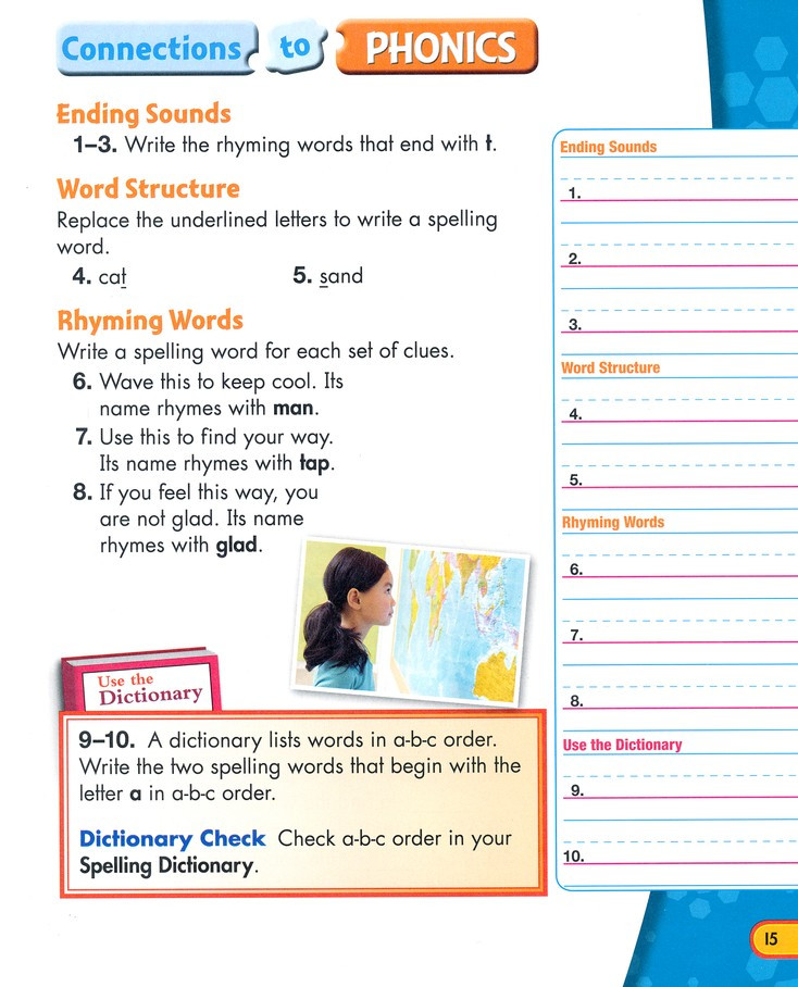 Zaner-Bloser Spelling Connections Grade 2: Student HS Edition (low ...